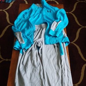 Boys youth large Under Armour outfit